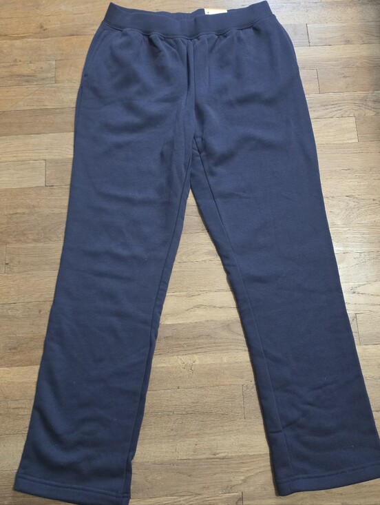 Karen Scott Pants - Karen Scott Sport Navy Fleece Joggers